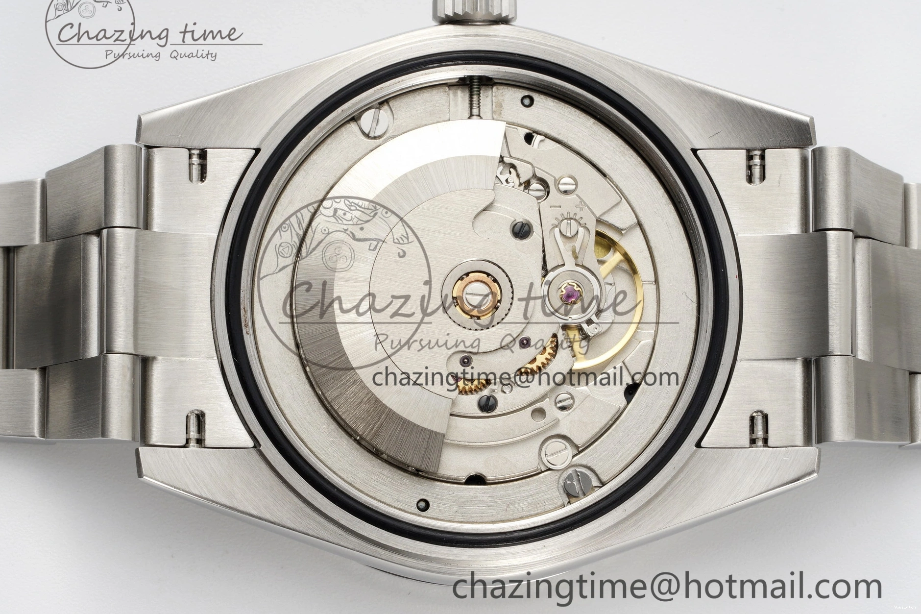 Bracelet Steel JDF DateJust on SS Dial Blue V2 VR3235 41 904L Oyster Textured 0309